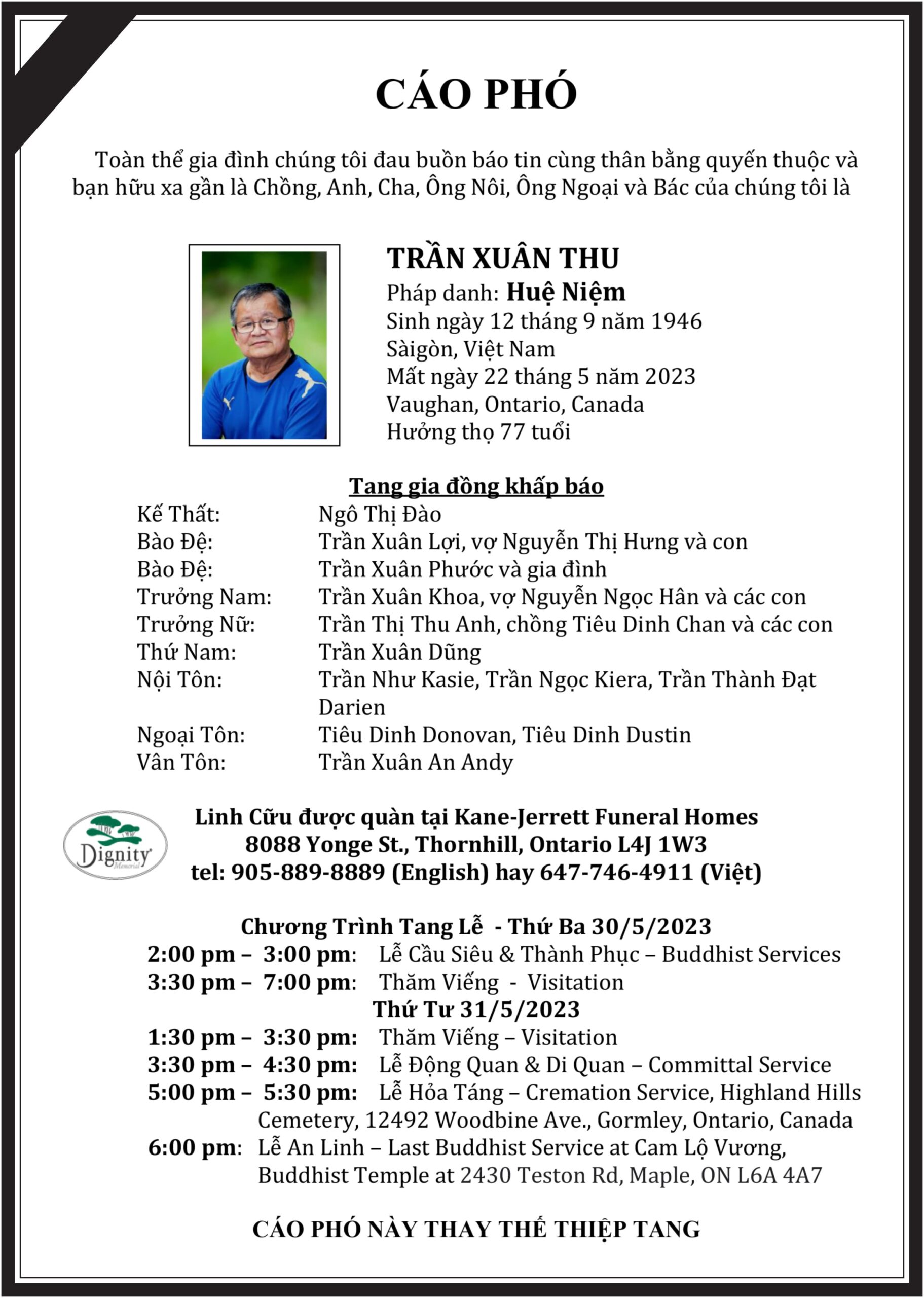 Tran Xuan Thu – CP – 1wks – May31